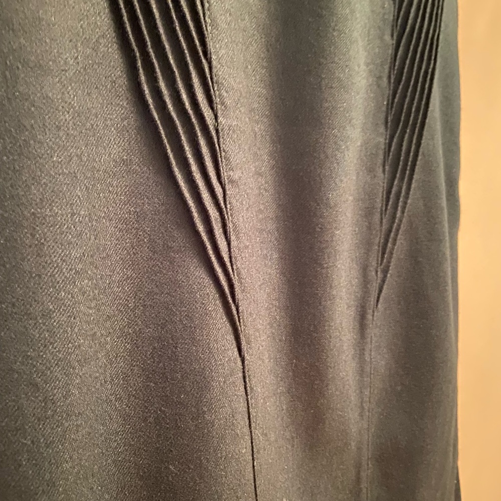 Vintage Pandolfi Green Wool Skirt, EU Size 42 - Picture 8 of 16